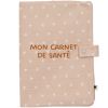 Protège carnet de santé Gaze Cœurs Beige (personnalisable) Atelier Wagram Produit 3