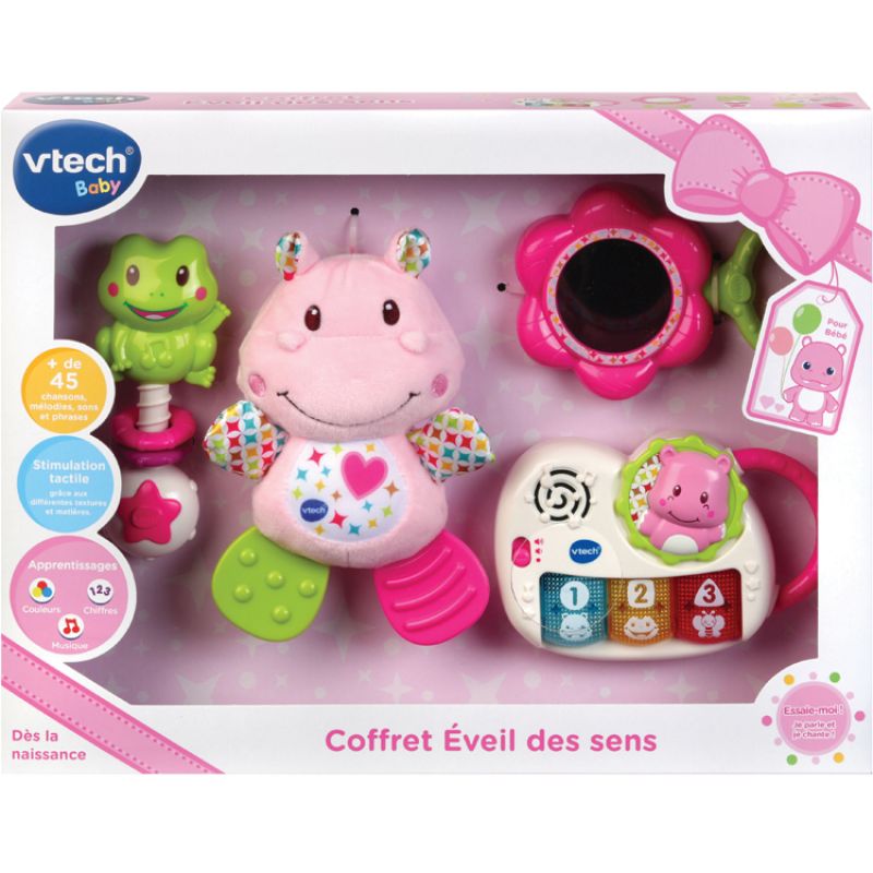 Coffret jouets Éveil des sens rose VTech