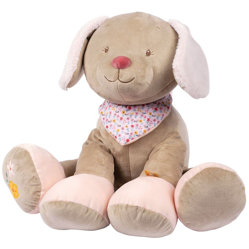 Peluche géante chien Lali (75 cm) Nattou