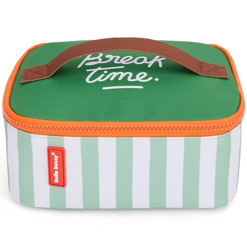 Lunch bag isotherme Green Stripes Hello Hossy Produit 1