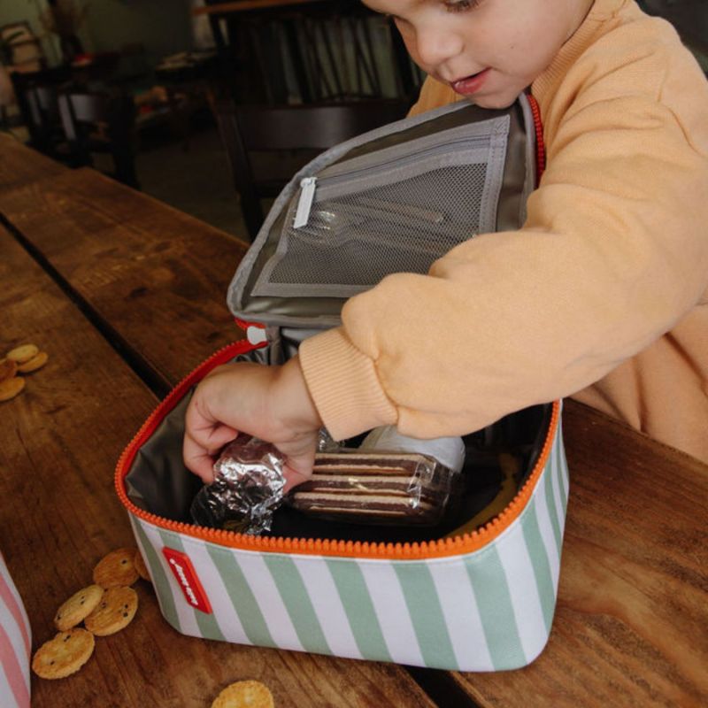Lunch bag isotherme Green Stripes Hello Hossy Ambiance 6