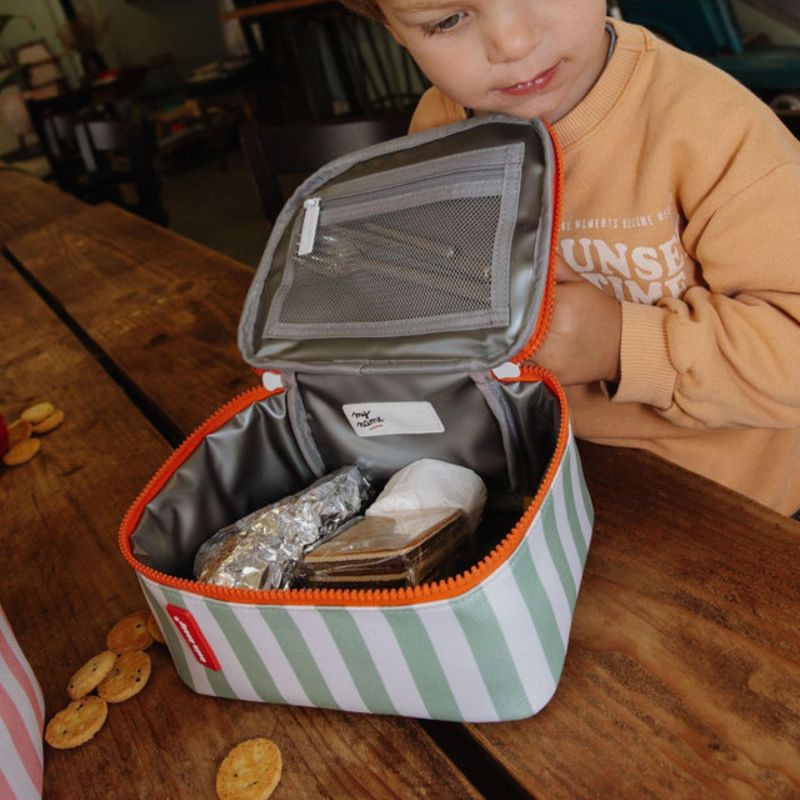Lunch bag isotherme Green Stripes Hello Hossy Ambiance 7