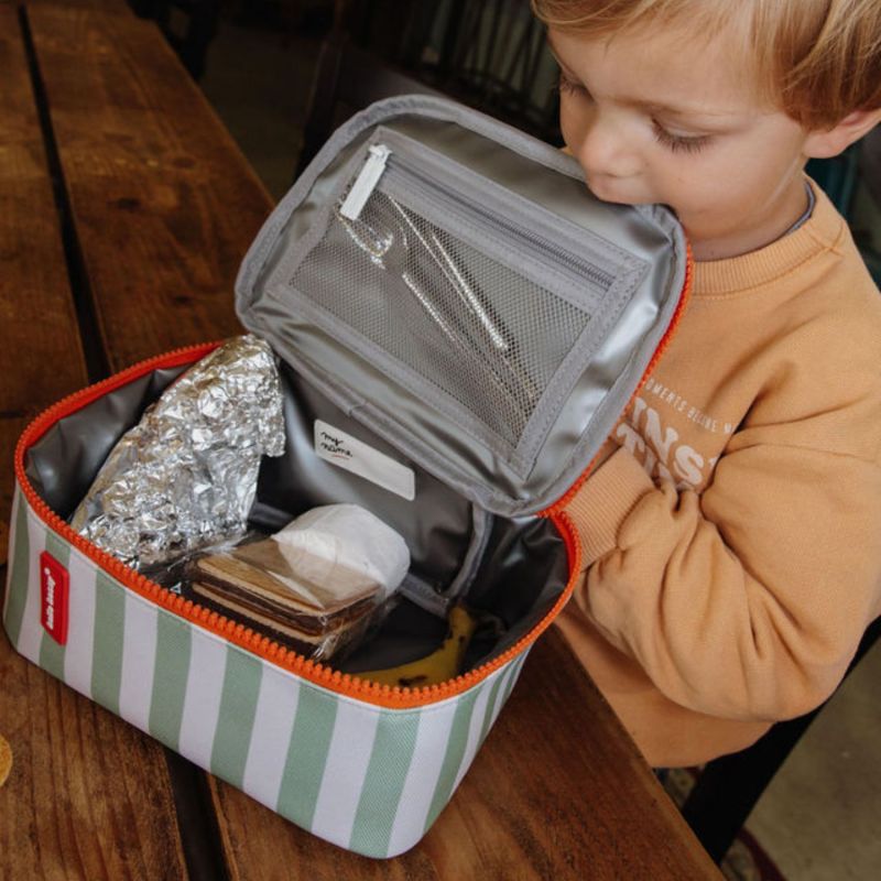 Lunch bag isotherme Green Stripes Hello Hossy Ambiance 8