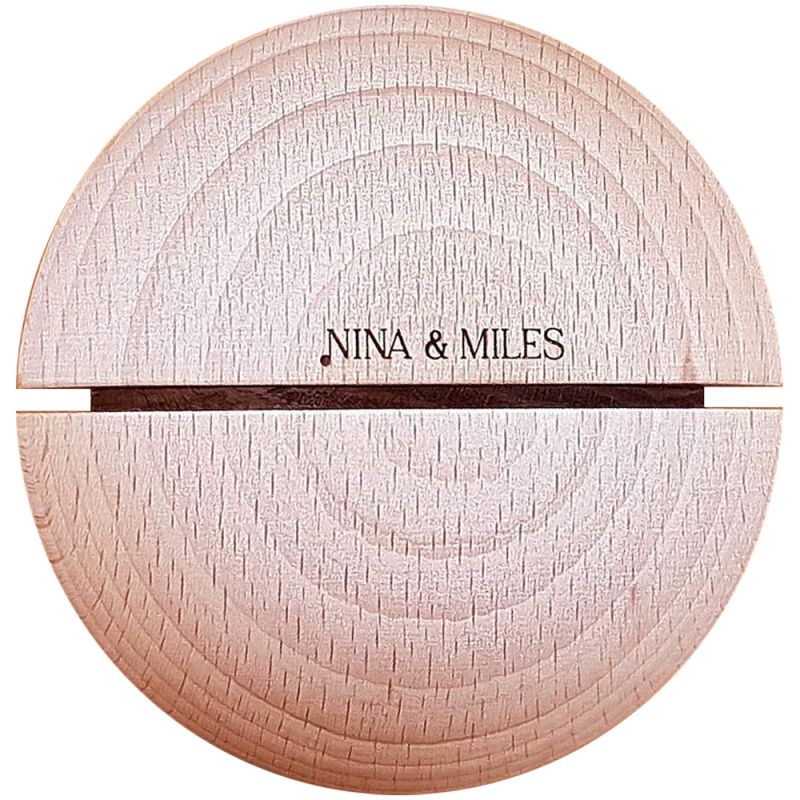 Boule sonore timbre noir Montessori (70 mm) Nina & Miles