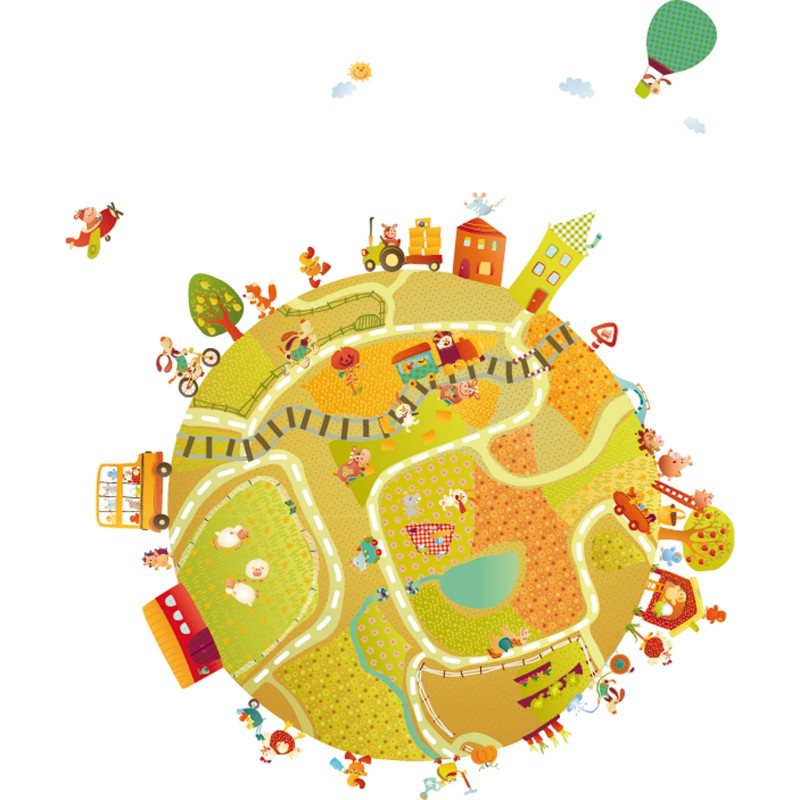 Stickers ferme Lilliputiens
