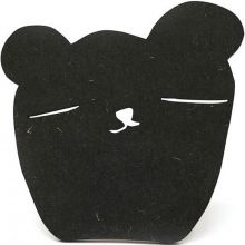 Patère en bambou ours noir  par Ted & Tone