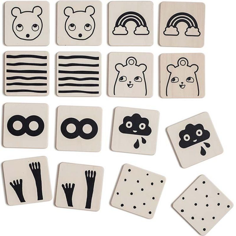 Jeu de memory en bois ooh noo