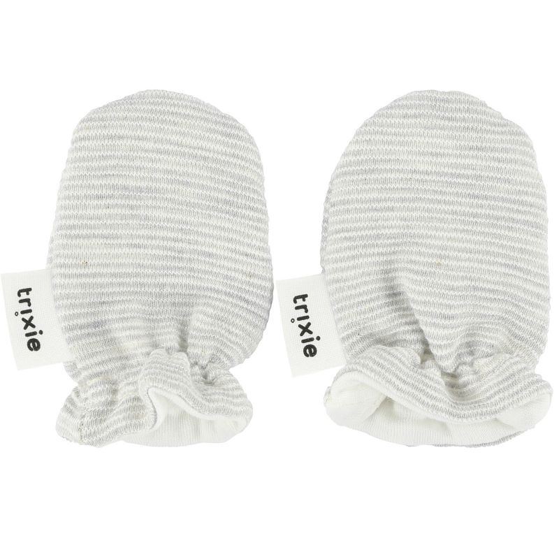 Moufles de naissance Powder stripes Trixie
