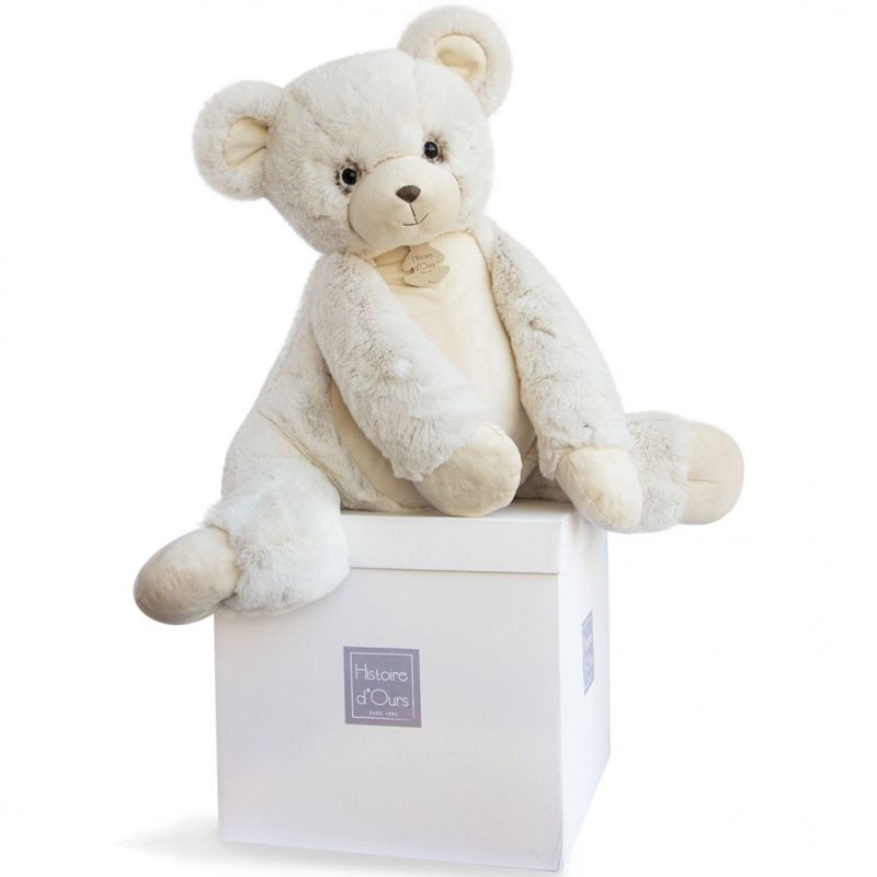 Peluche Ours écru grand modèle (70 cm) Histoire d'Ours