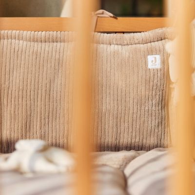 Tour de lit Cloudy Rib Milky Coffee (pour lits 60 x 120 ou 70 x 140 cm)