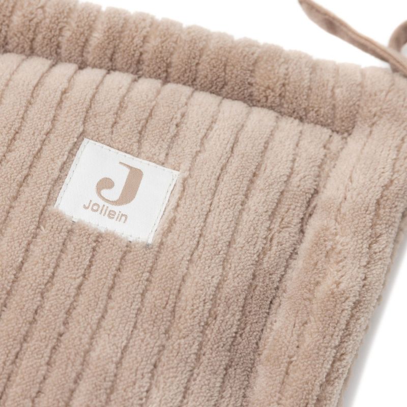 Tour de lit Cloudy Rib Milky Coffee (pour lits 60 x 120 ou 70 x 140 cm) Jollein Produit 5
