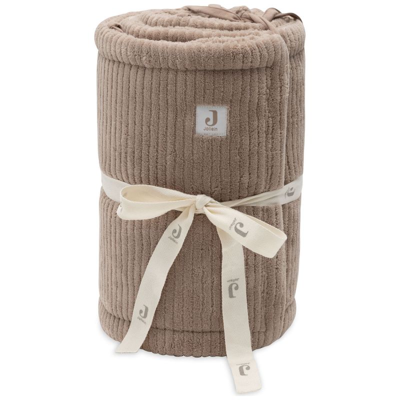 Tour de lit Cloudy Rib Milky Coffee (pour lits 60 x 120 ou 70 x 140 cm) Jollein Produit 6