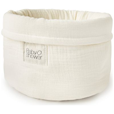 Panier de toilette Ivory Powder (22 cm) Babyshower