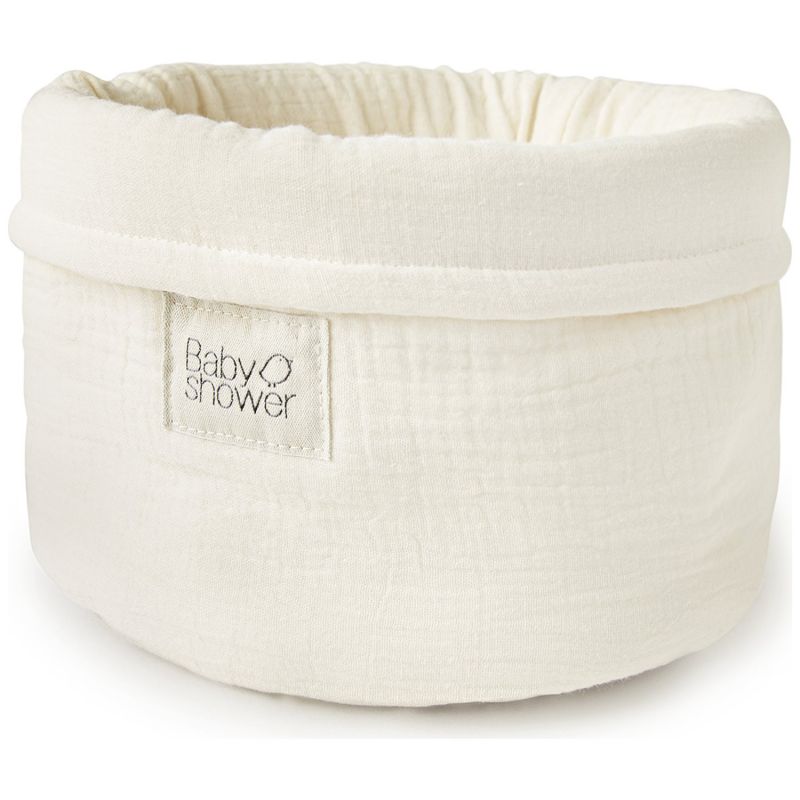 Panier de toilette Ivory Powder (22 cm) Babyshower Produit 1