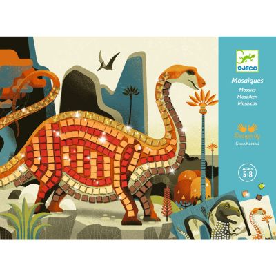 Collages mosaïques Dinosaures