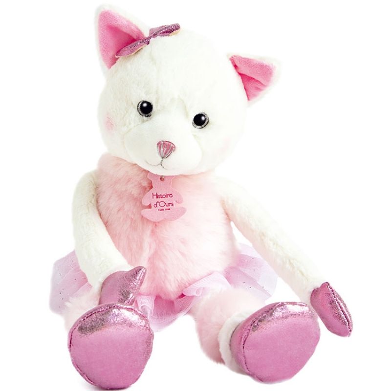 Peluche Misty le chat Happy Family (35 cm) Histoire d'Ours