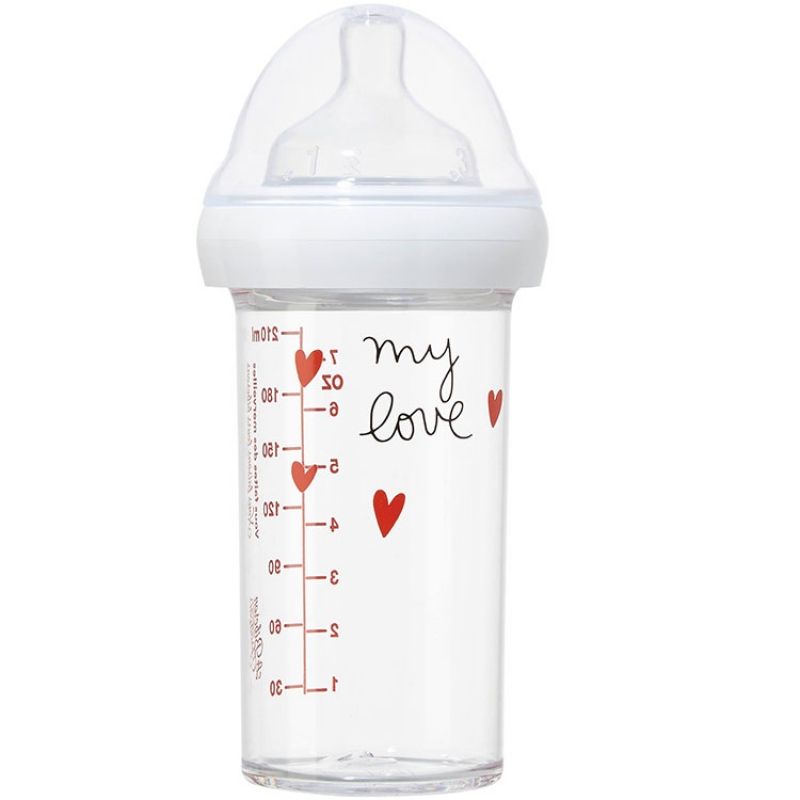 Biberon anti colique My love 210ml (personnalisable) Le Biberon Français