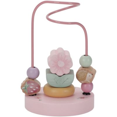 Petit boulier spirale fleur en bois FSC Fairy Garden  par Little Dutch