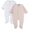 Lot de 2 pyjamas Jersey Vintage flowers (6 mois) Noukie's Produit 1
