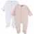 Variation Rose du produit Lot de 2 pyjamas Jersey Vintage flowers (6 mois) de la marque Noukie's