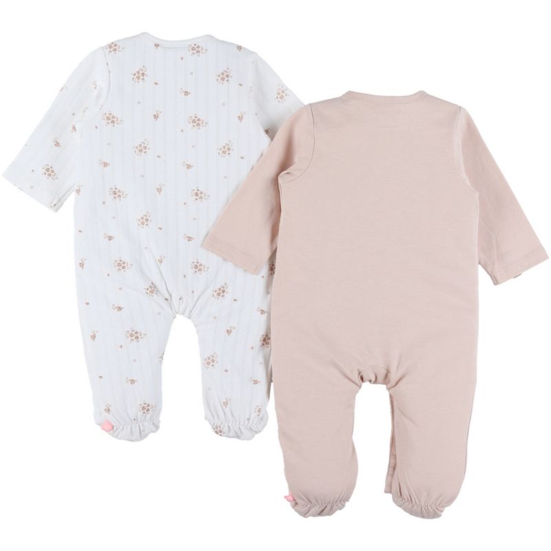 Lot de 2 pyjamas Jersey Vintage flowers (6 mois) Noukie's Produit 3