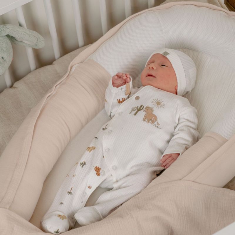 Réducteur Kokkoony en mousseline de coton bio Beige Noukie's Ambiance 1