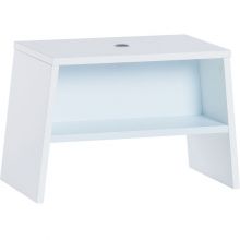 Tabouret enfant Tuli blanc/bleu  par Vox