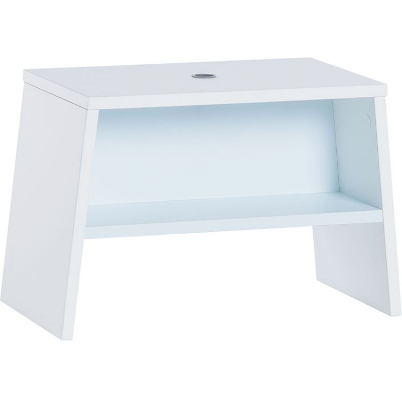 Tabouret enfant Tuli blanc-bleu Vox