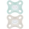 Lot de 2 sucettes Comfort vert d'eau en silicone (2-12 mois) MAM Produit 1