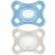 Variation Bleu du produit Lot de 2 sucettes Comfort Bleu en silicone (2-12 mois) de la marque MAM