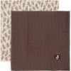Lot de 2 maxi langes en coton Meadow Chestnut (115 x 115 cm)  par Jollein