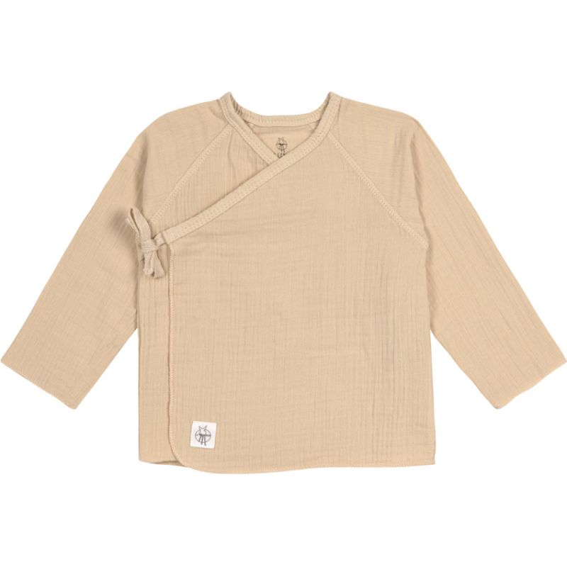 Brassière en mousseline de coton bio GOTS nature (0-2 mois) Lässig