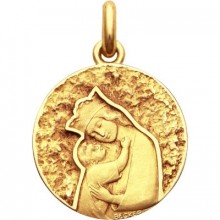 Médaille Maternité Primitive (or jaune 750°)  par Becker