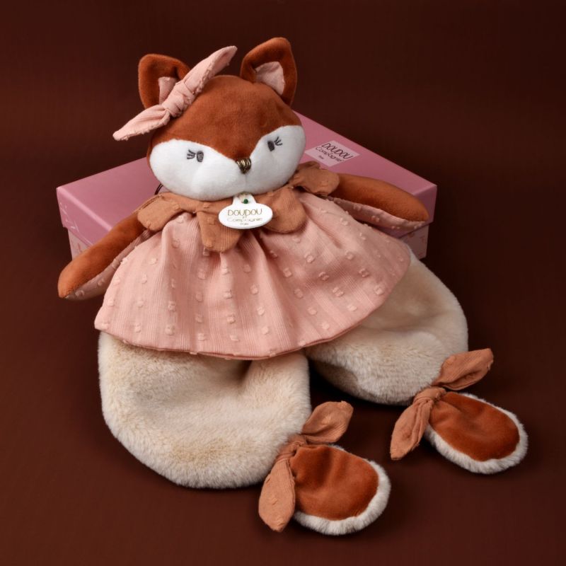 Doudou Mina marron (29 cm) Doudou et Compagnie Ambiance 4