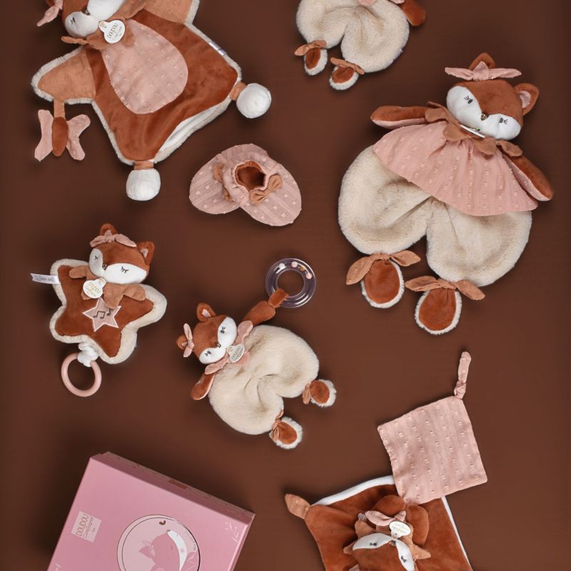 Doudou Mina marron (29 cm) Doudou et Compagnie Ambiance 9