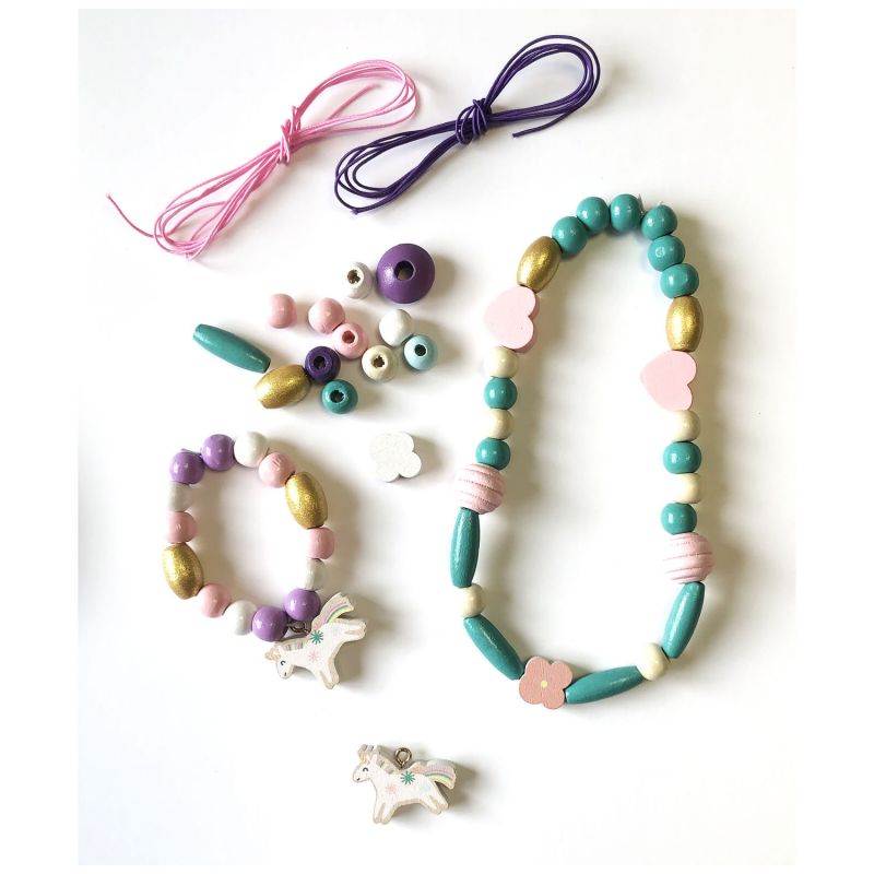 Coffret perles en bois licorne Sycomore Produit 3