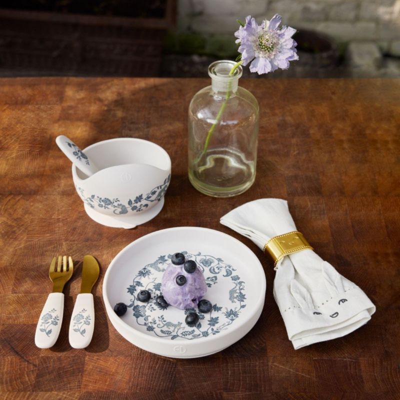 Set bol et cuillère en silicone Garden Leo Toile Elodie Details Ambiance 3