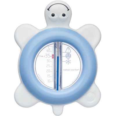Thermomètre de bain tortue bleue