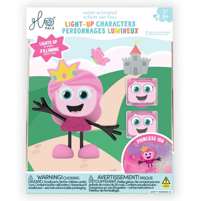 Personnage Princesse Ida et 2 cubes lumineux Glo Pals Produit 2