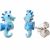 Variation Bleu du produit Boucles d'oreilles Hippocampe Bleu (argent 925) de la marque Baby bijoux