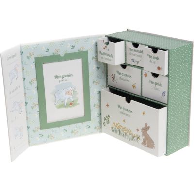 Coffret souvenirs naissance Louison en été - Reconditionné