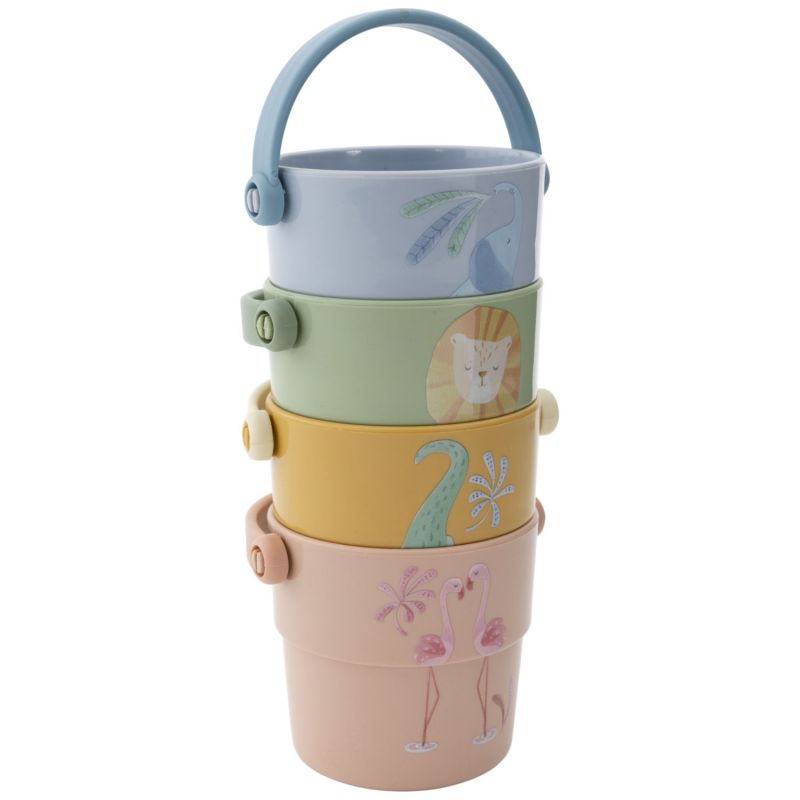 Lot de 4 gobelets de bain Safari Friends Little Dutch Produit 2