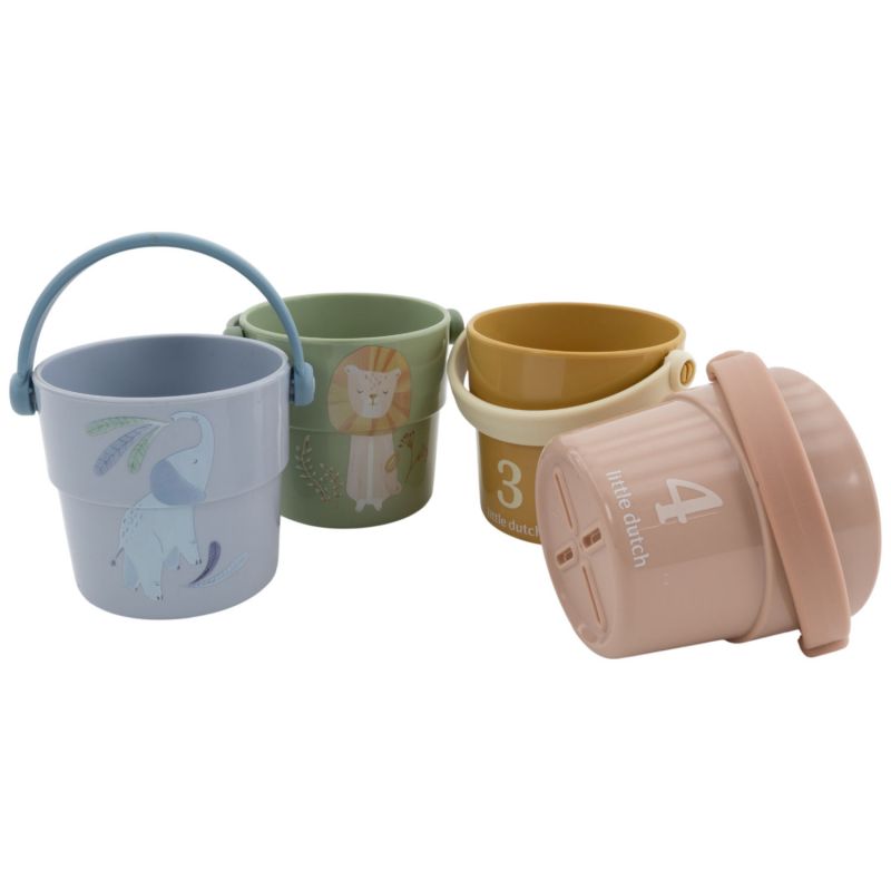 Lot de 4 gobelets de bain Safari Friends Little Dutch Produit 4