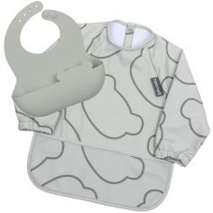 Set de 2 bavoirs Gris - TUM TUM