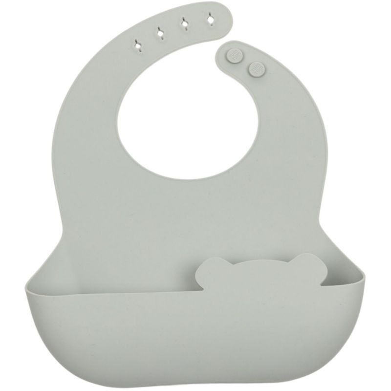 Set de 2 bavoirs Gris TUM TUM Produit 3
