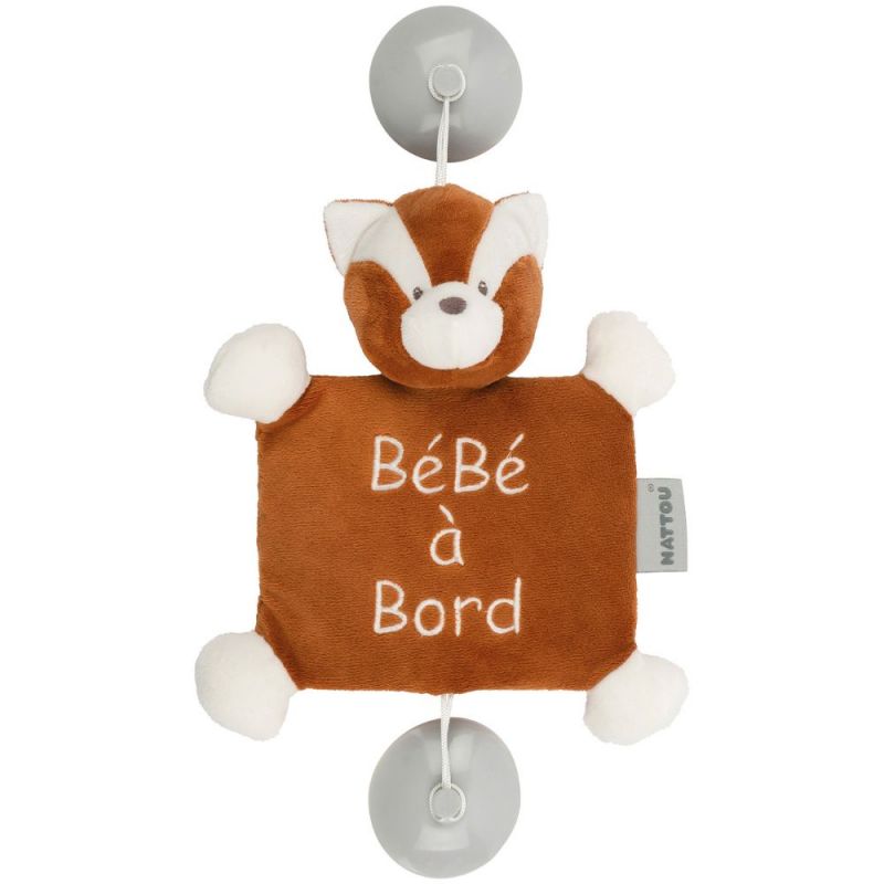 Bébé à Bord Boris panda roux Boris & Jungo Nattou
