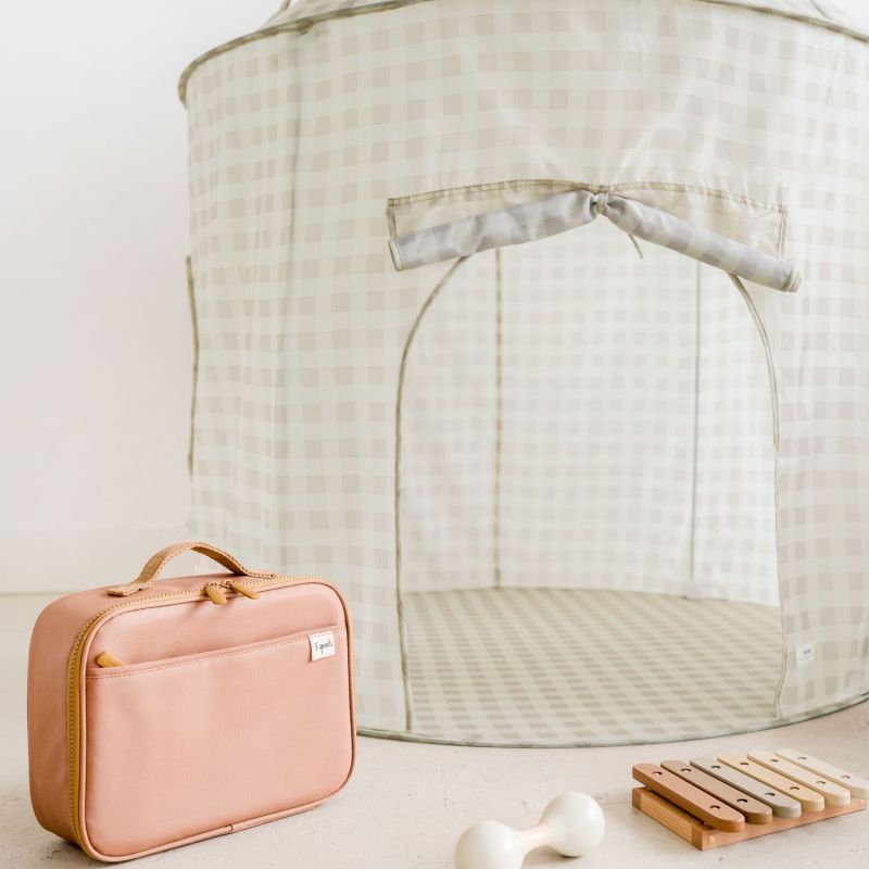 Tente de jeu en tissu recyclé Vichi Beige 3 sprouts Ambiance 3
