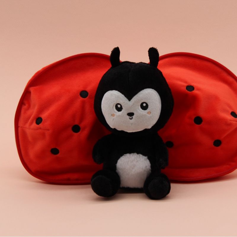 Peluche Les Flipetz Comet la coccinelle-tomate Les Déglingos Ambiance 8