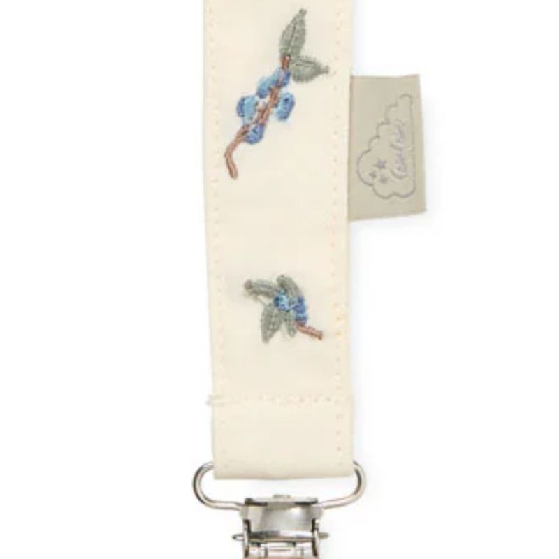 Attache sucette brodé Blueberries Cam Cam Copenhagen Produit 2