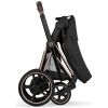 Duo e-PRIAM 2026 Poussette électrique tout-terrain avec nacelle pliable Rose Gold Sepia Black Cybex Produit 9